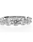14 Yellow Half Anniversary 5 Round Diamonds 2.02ct