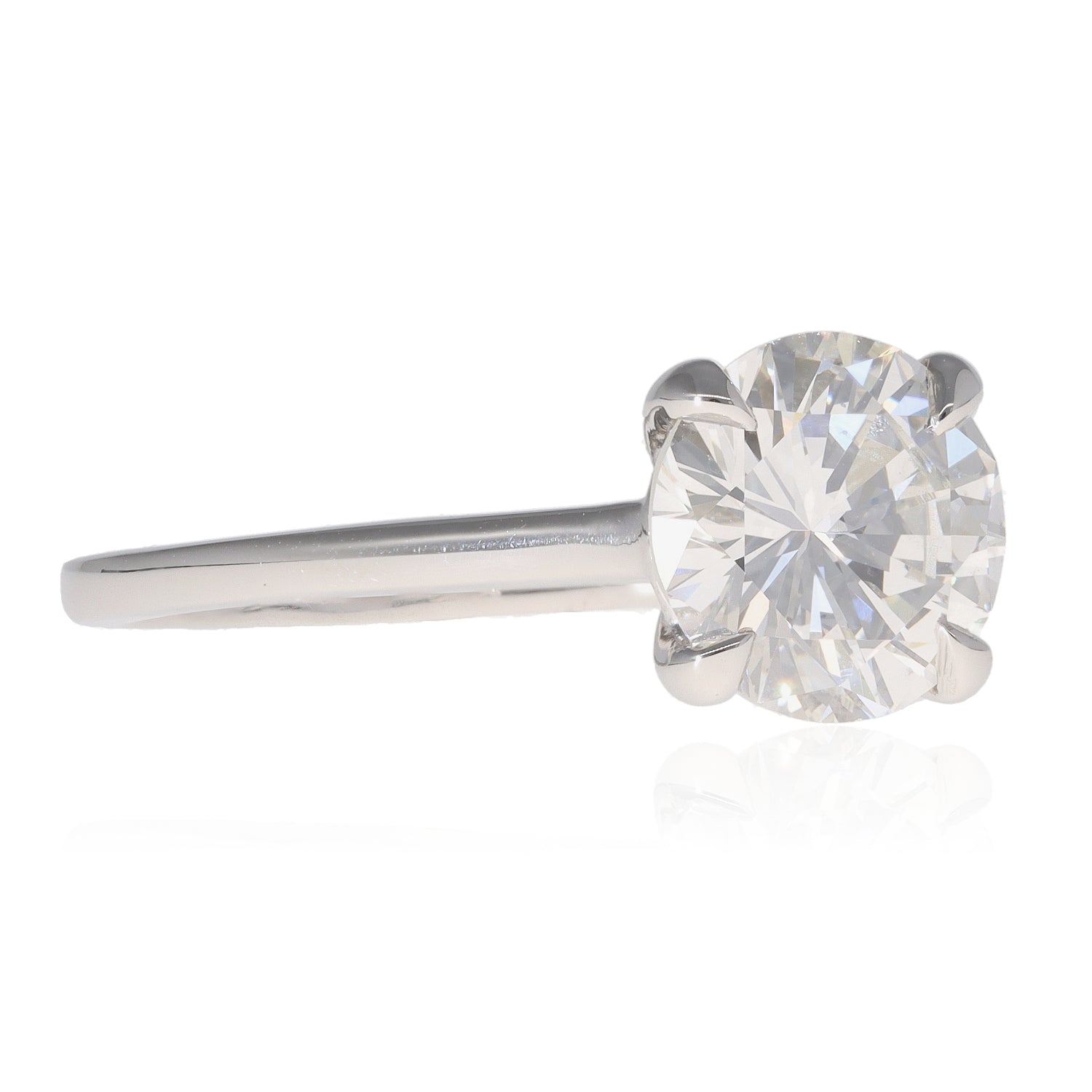 PL Solitaire Engagement Ring with 2.01ct Round I S