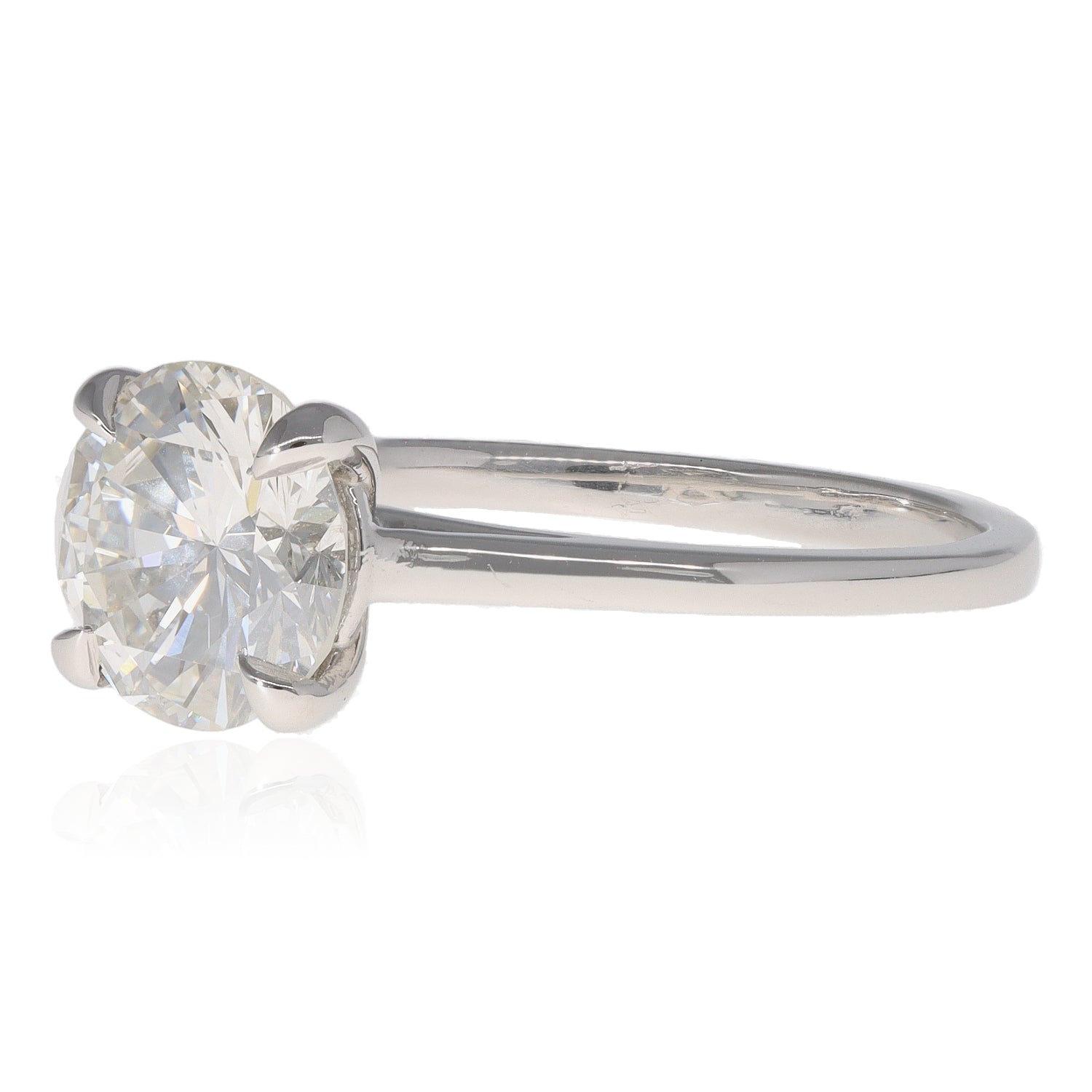 PL Solitaire Engagement Ring with 2.01ct Round I S