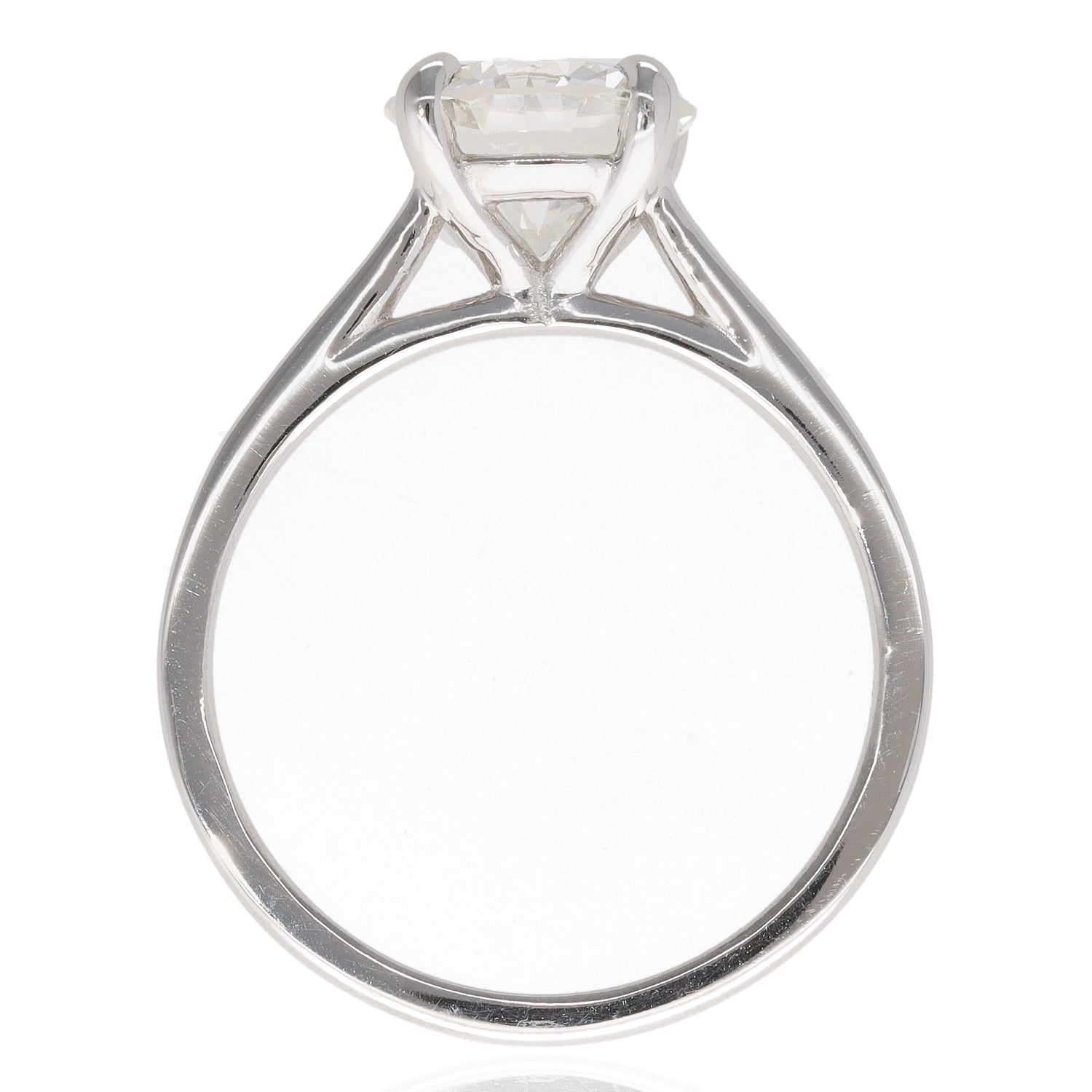 PL Solitaire Engagement Ring with 2.01ct Round I S