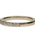 14K Yellow Gold Diamond Wedding Band