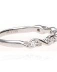 Twisted Diamond Wedding Band
