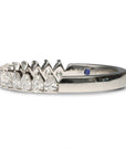 Pear Diamond Anniversary Band