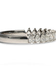 Pear Diamond Anniversary Band