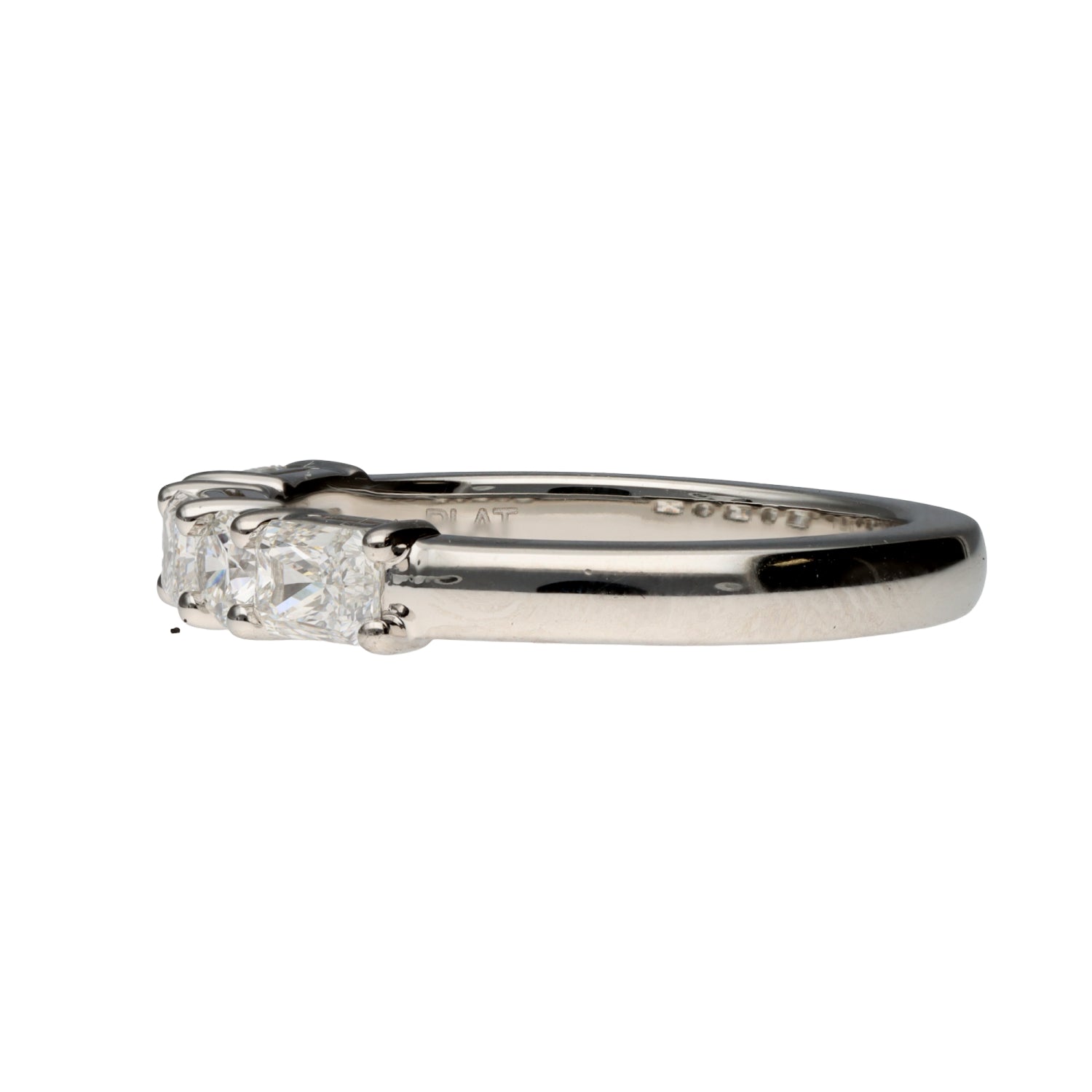 Radiant and Round Diamond Band