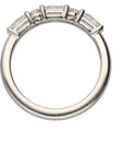 Radiant and Round Diamond Band