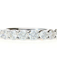 14 White 9 Round Diamonds 1.35ctw Anniversary Ring