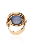14 Yellow Bezel 28.00ct Cabochon Star Sapphire Rou