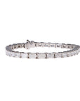 Radiant Platinum Line Bracelet
