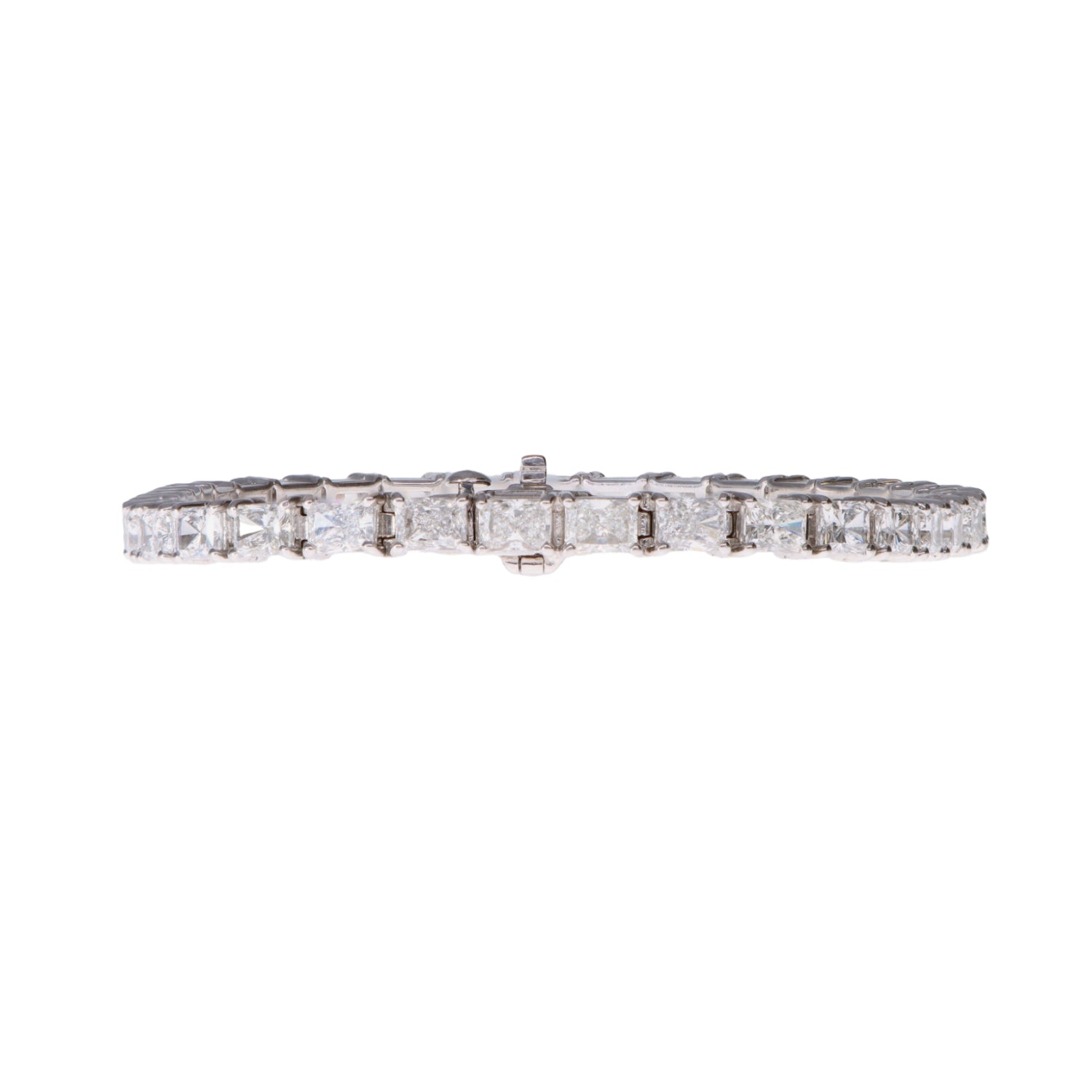 Radiant Platinum Line Bracelet