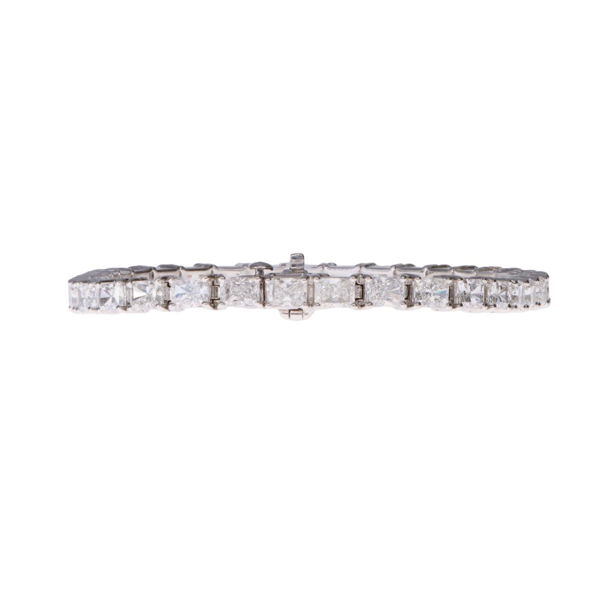 Radiant Platinum Line Bracelet
