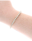 14k Yellow Gold and Natural Diamond 10ctw Tennis Bracelet