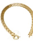 14K Yellow Gold Arrow Link Bracelet 7in 10.3g Polished Bold Elegant