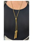 David Yurman Tassel Gold Necklace