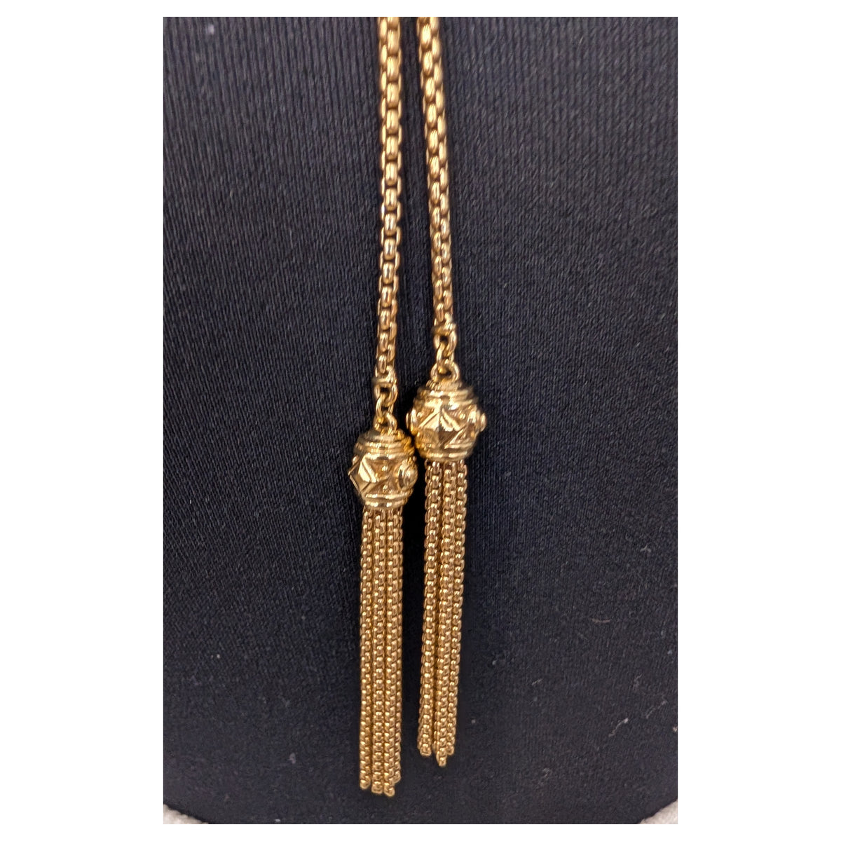 David Yurman Tassel Gold Necklace