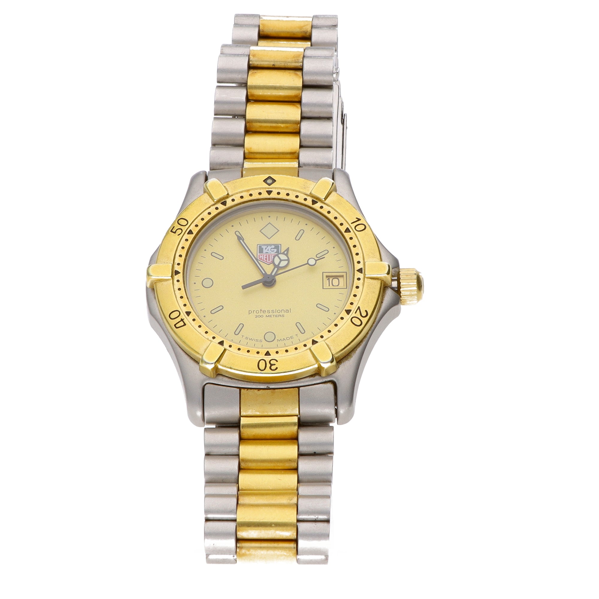 Pre-owned TAG Heuer 1500 Two-Tone Champagne Dial Watch