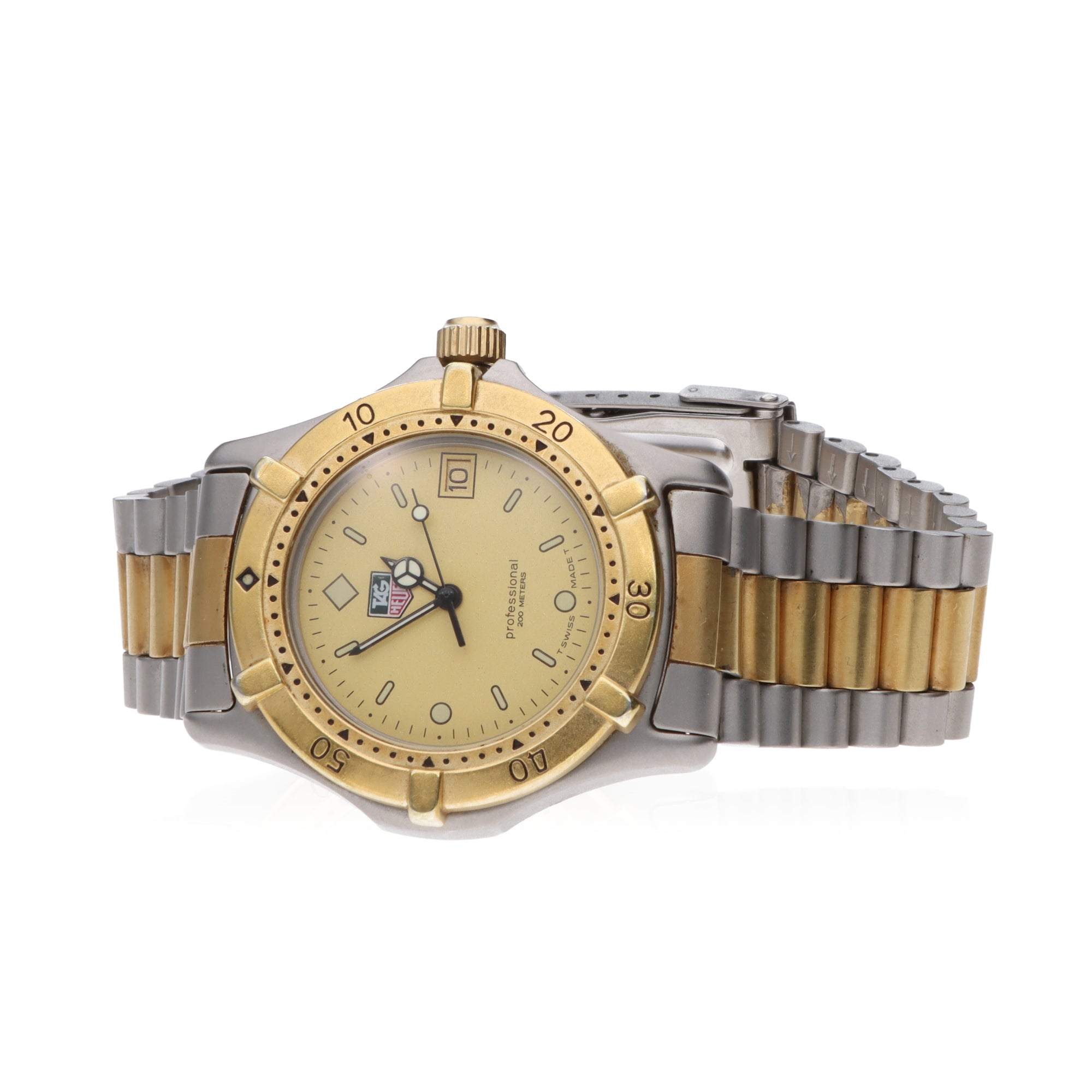 Pre-owned TAG Heuer 1500 Two-Tone Champagne Dial Watch