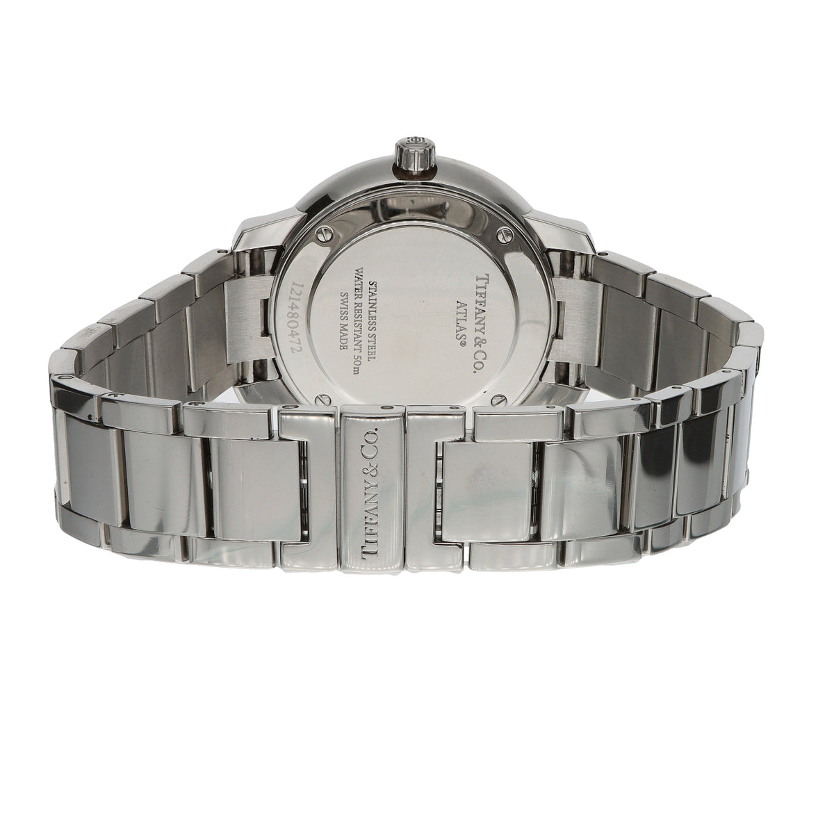 Tiffany &amp; Co. Ladies' Stainless Steel Diamond Atlas Watch