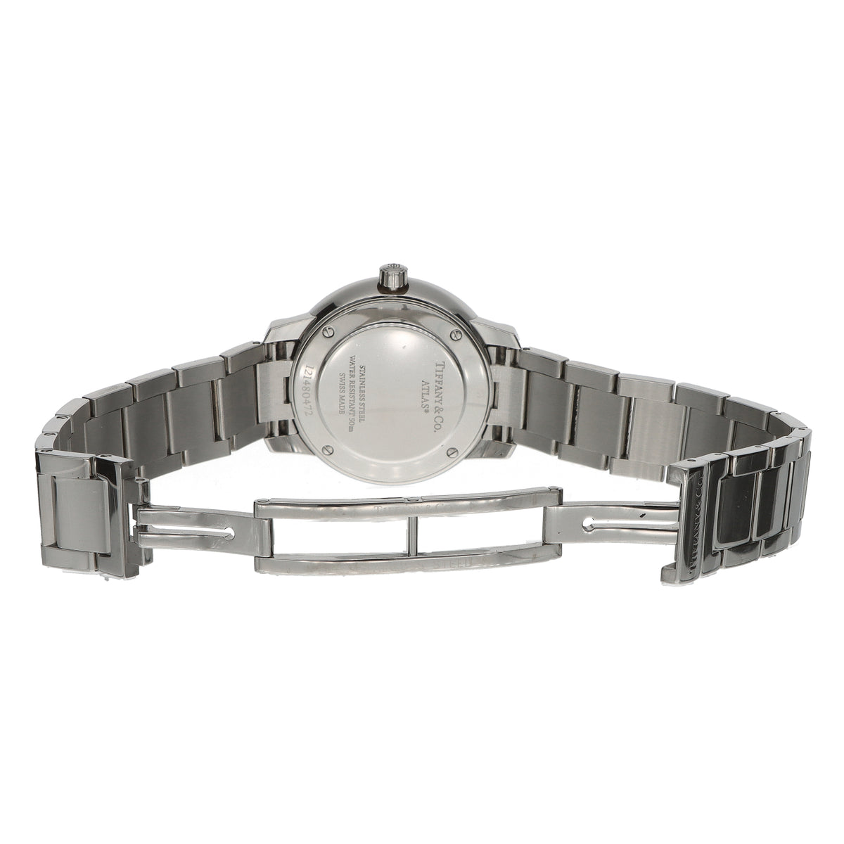 Tiffany &amp; Co. Ladies' Stainless Steel Diamond Atlas Watch