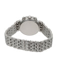 Ladies' Bulova Chronograph Mother-of-Pearl Diamond Bezel Stainless Steel Watch – 96R204