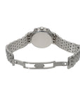 Ladies' Bulova Chronograph Mother-of-Pearl Diamond Bezel Stainless Steel Watch – 96R204