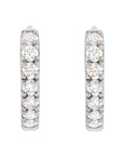 Lab Diamond Huggie Hoops