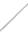 18K White Gold 2.08 CTW Diamond Tennis Estate Bracelet 7"