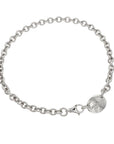 Tiffany & Co. Return to Tiffany Sterling Silver Estate Choker Necklace 15.5"