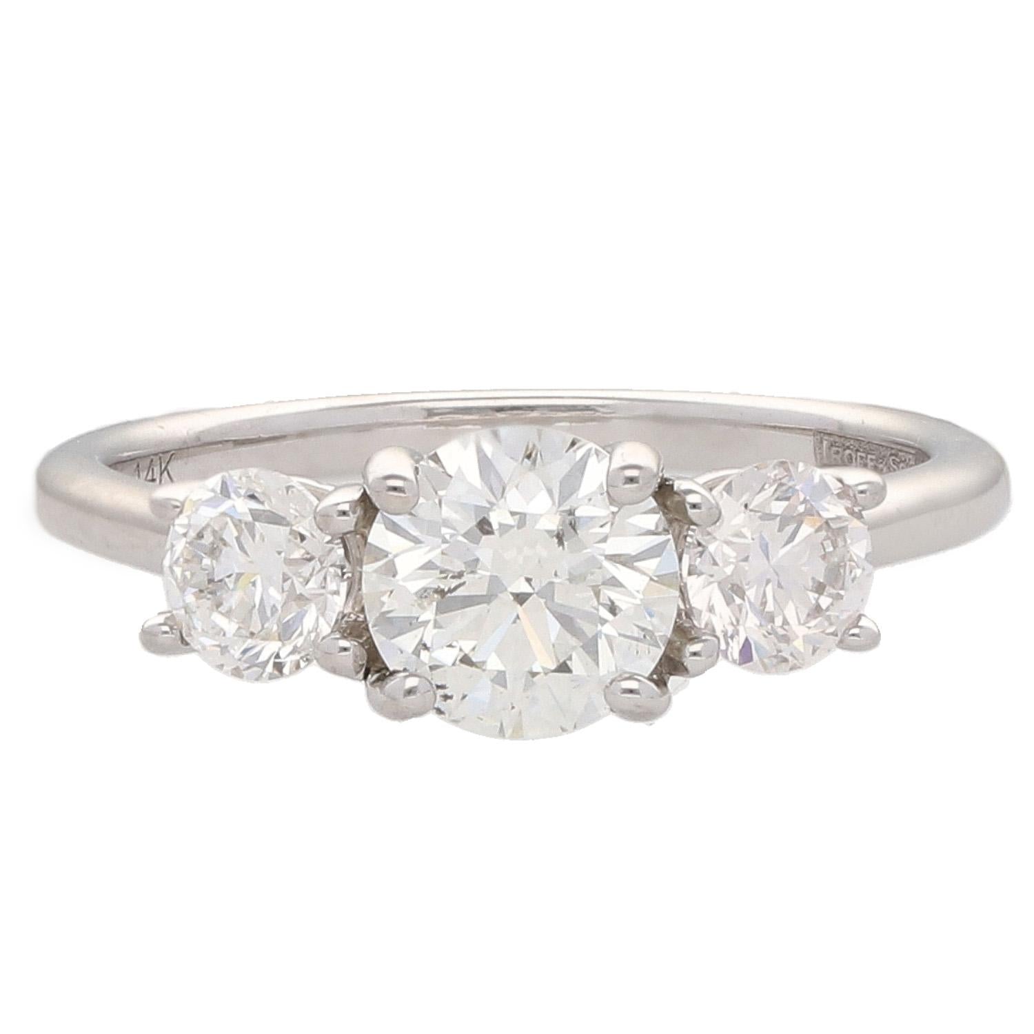Three Stone Diamond Ring