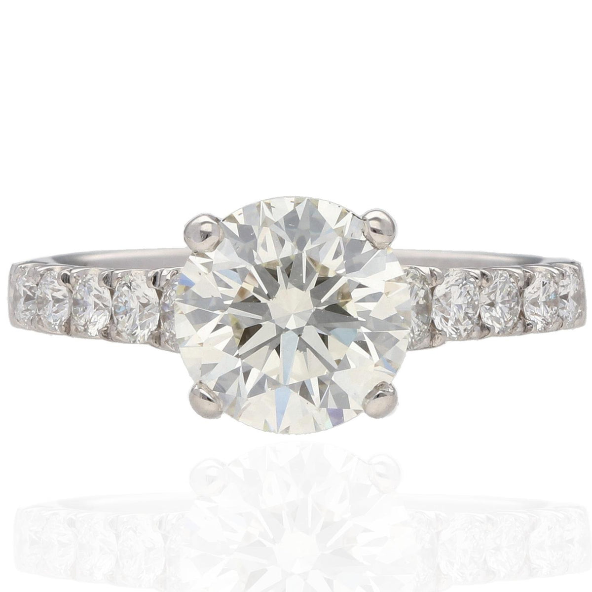 Classic Diamond Accented Ring