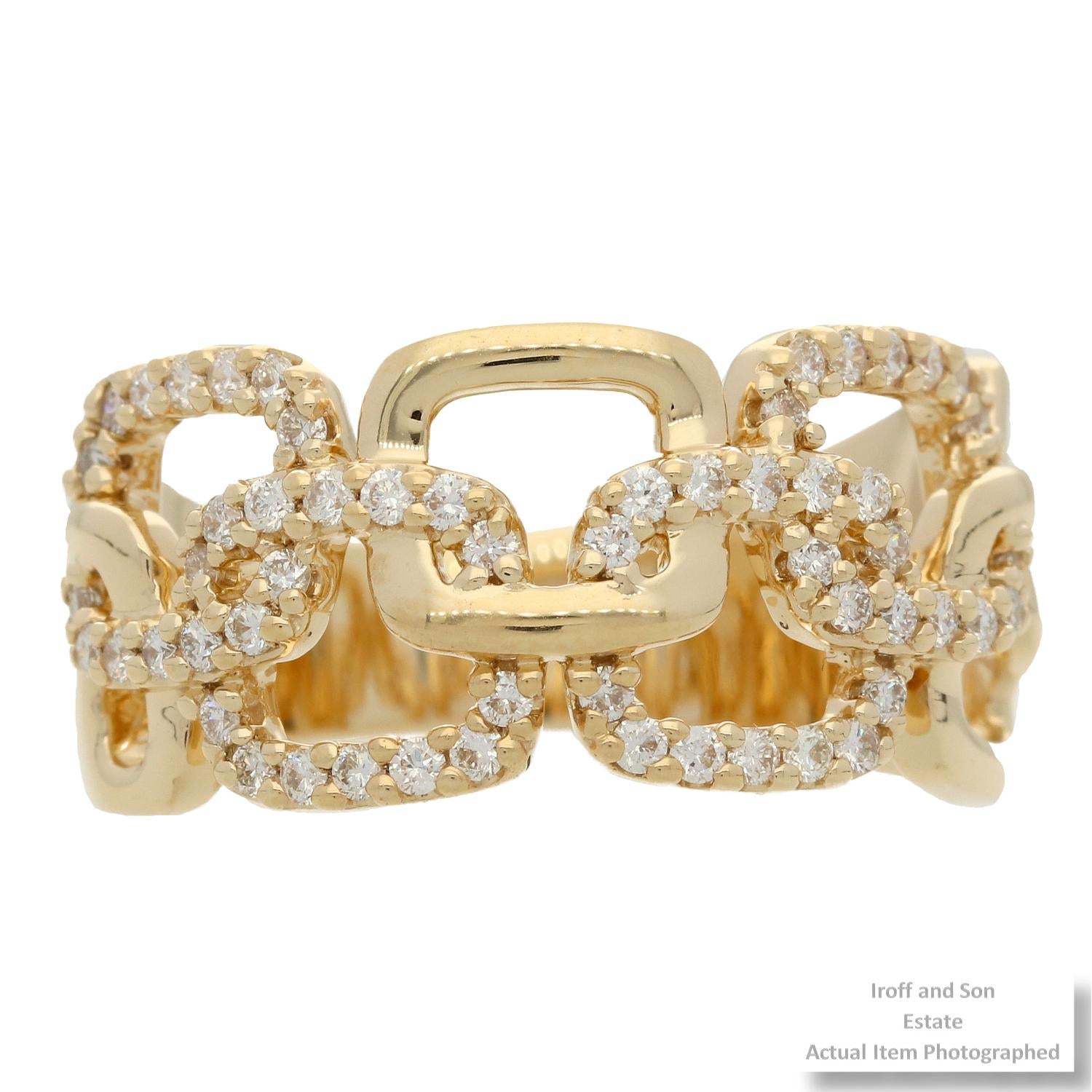 Diamond Geometric Link Band
