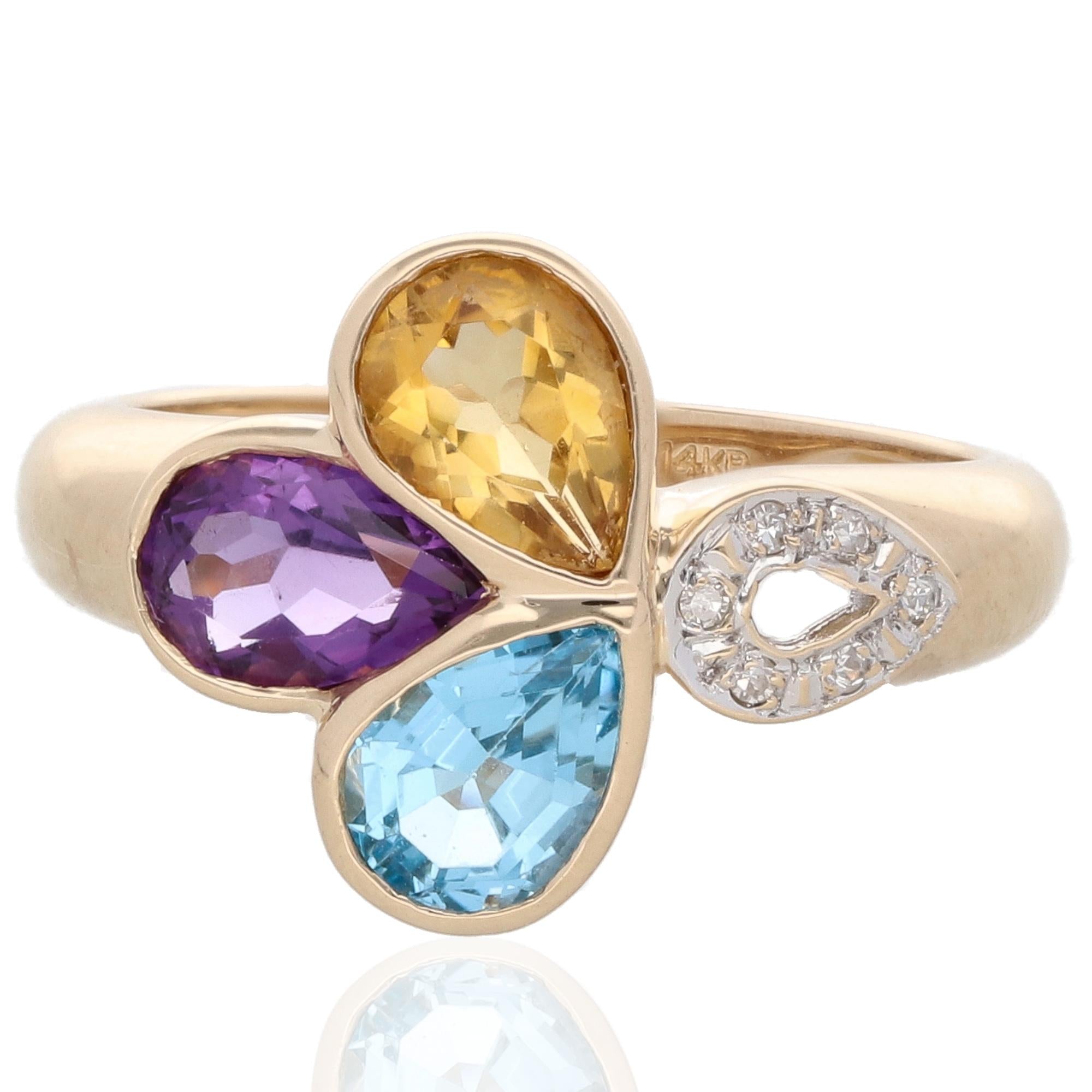 Colored Stone Rings  -  Women'