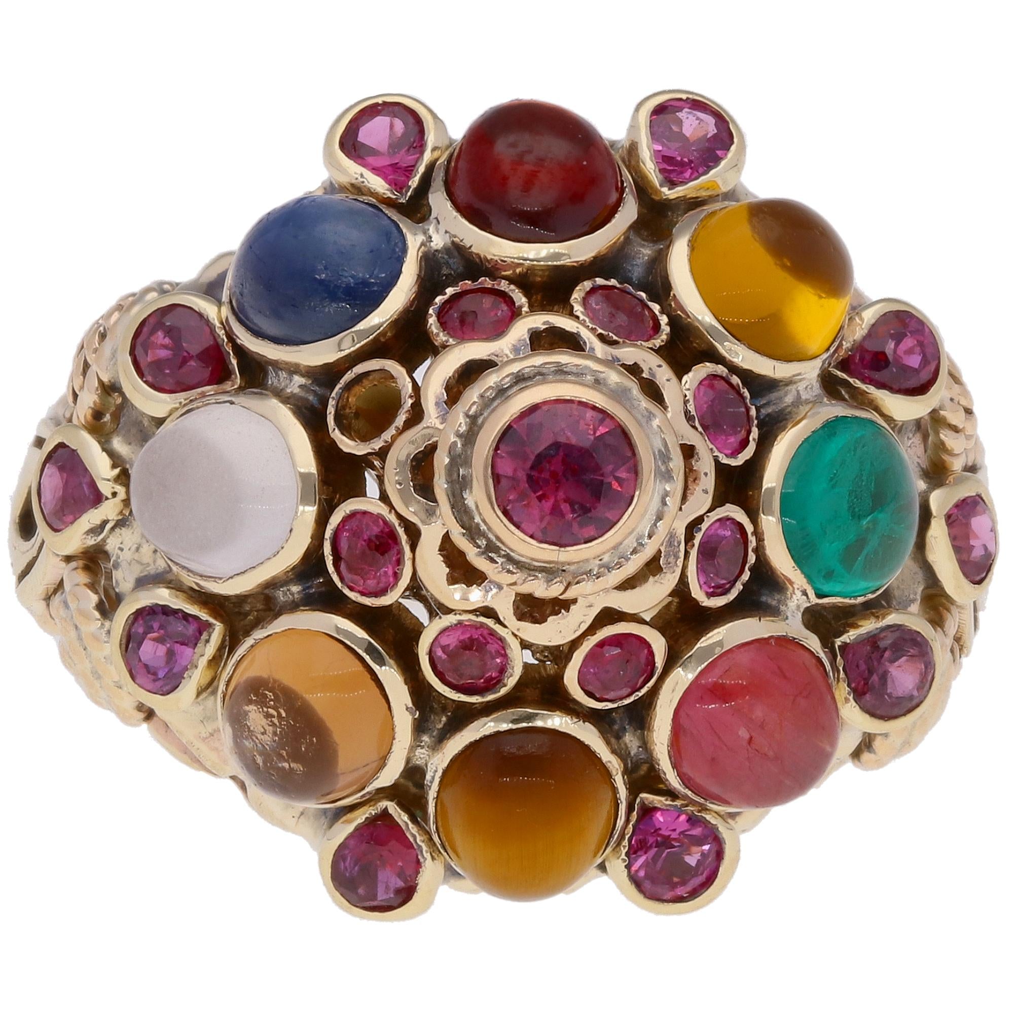 Colored Stone Rings  -  Women'