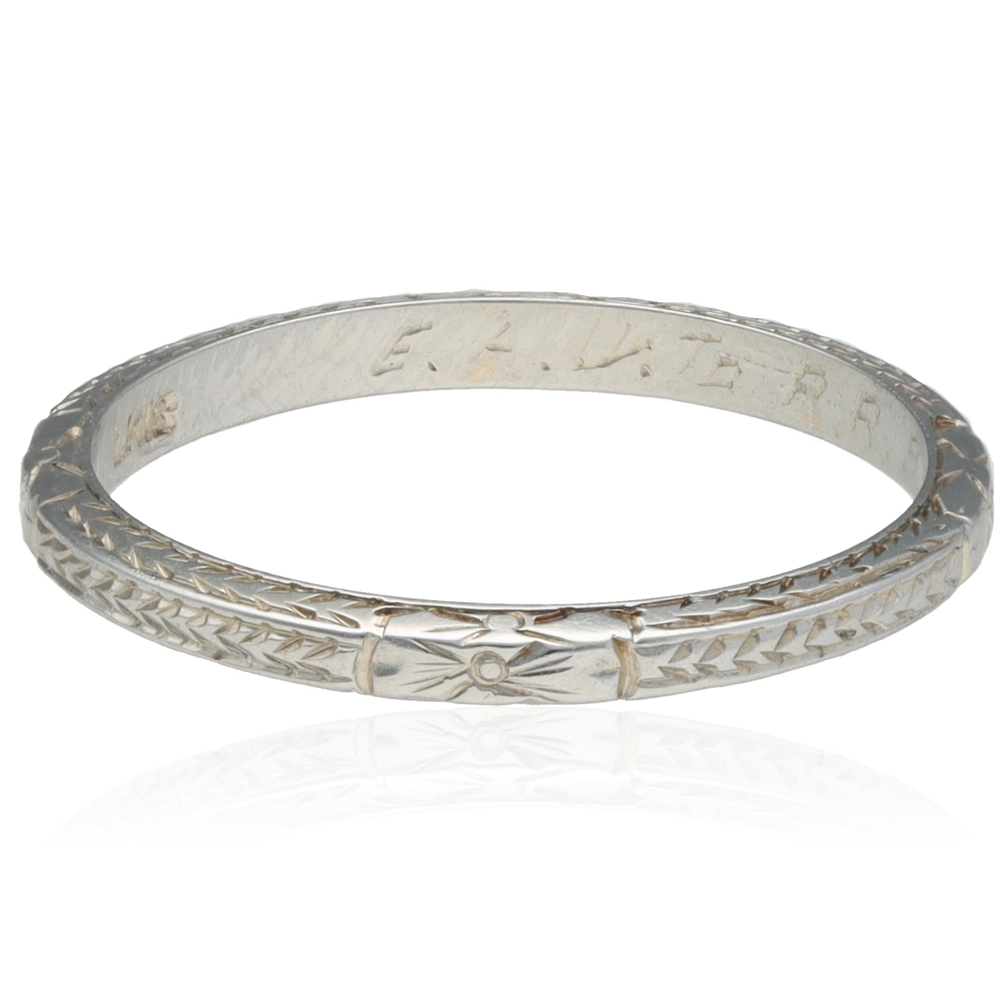 Precious Metal (No Stones) Wedding Bands  -  Women'