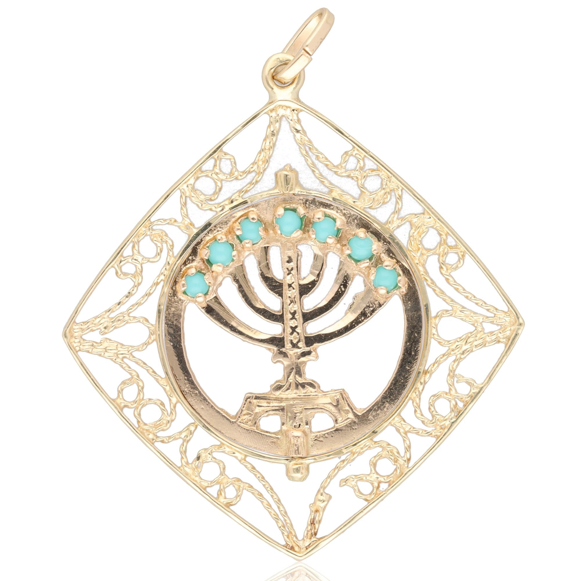 Colored Stone Pendant