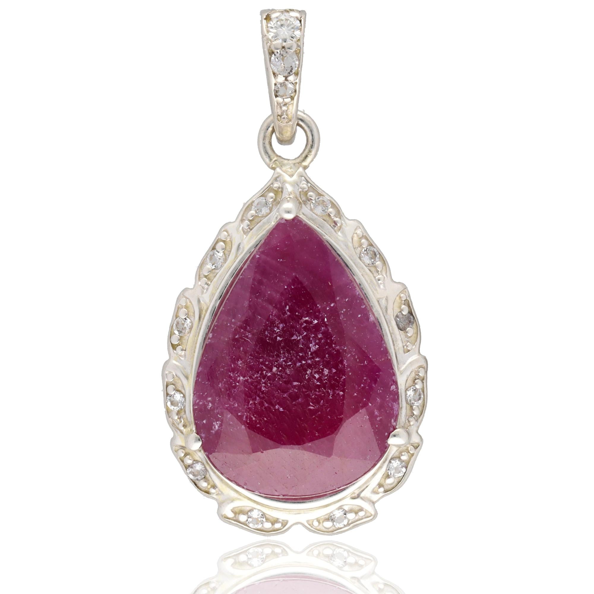 Colored Stone Pendant