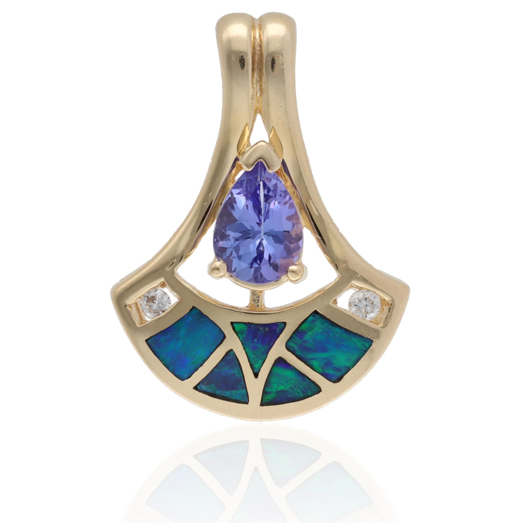 Colored Stone Pendant
