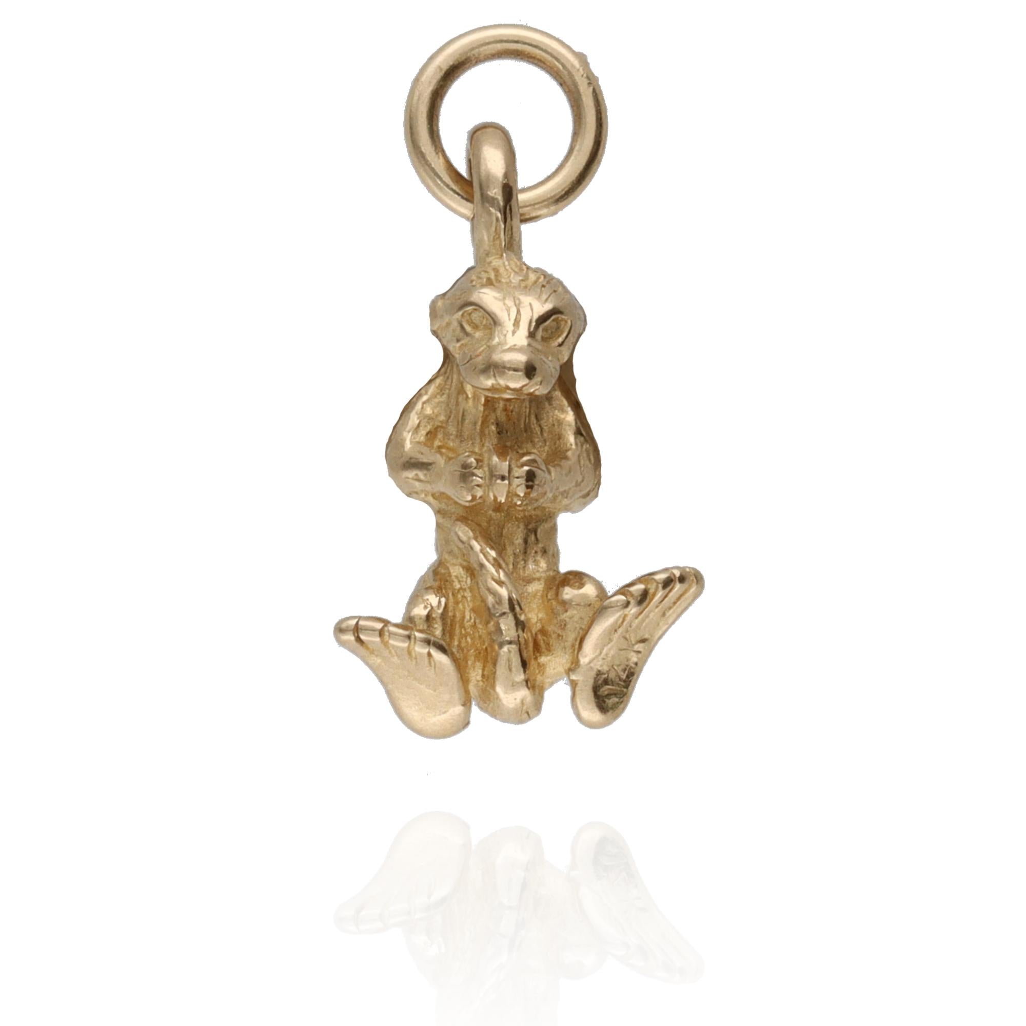 14KT Yellow Gold Otter Pendant