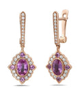 Colored Stone Earring