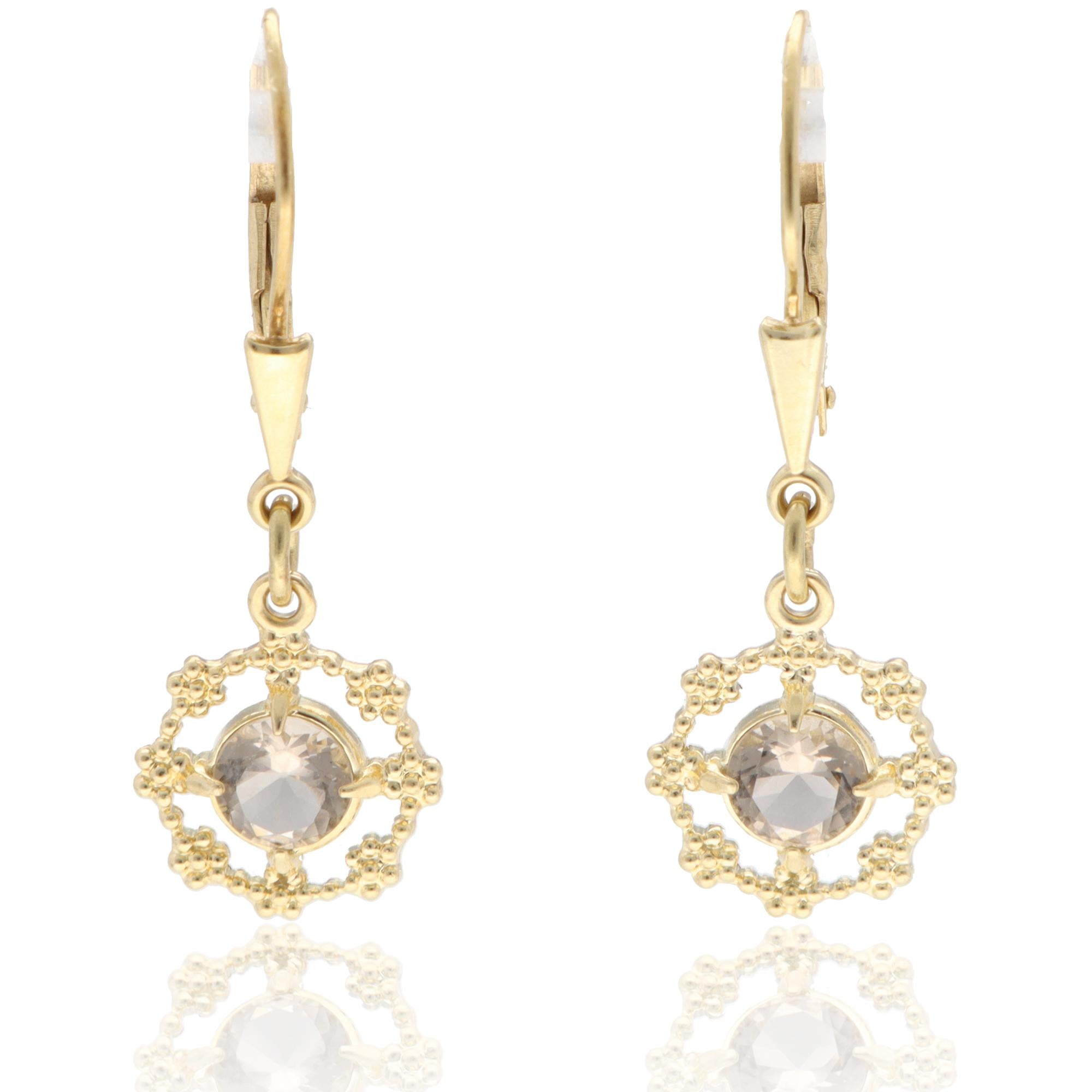 Colored Stone Earring