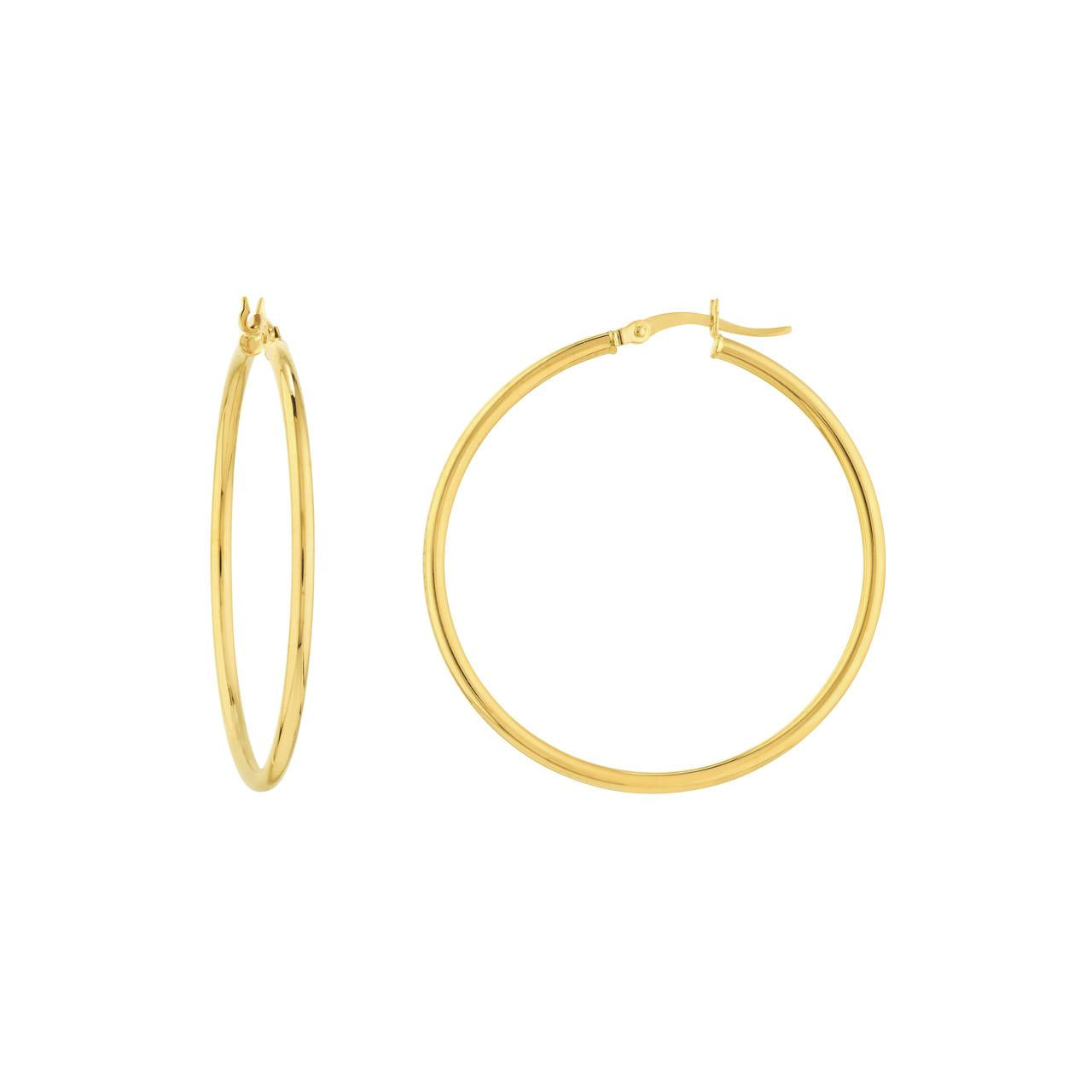 Precious Metal (No Stones) Earring