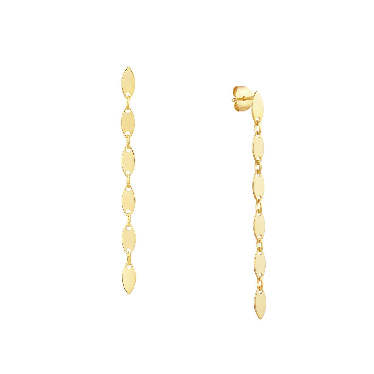 Precious Metal (No Stones) Earring