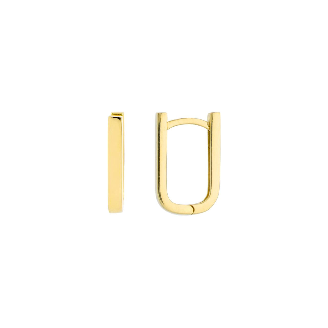 Precious Metal (No Stones) Earring