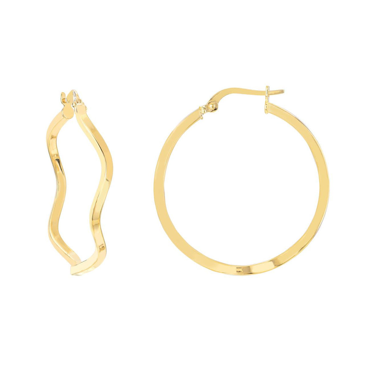 Precious Metal (No Stones) Earring