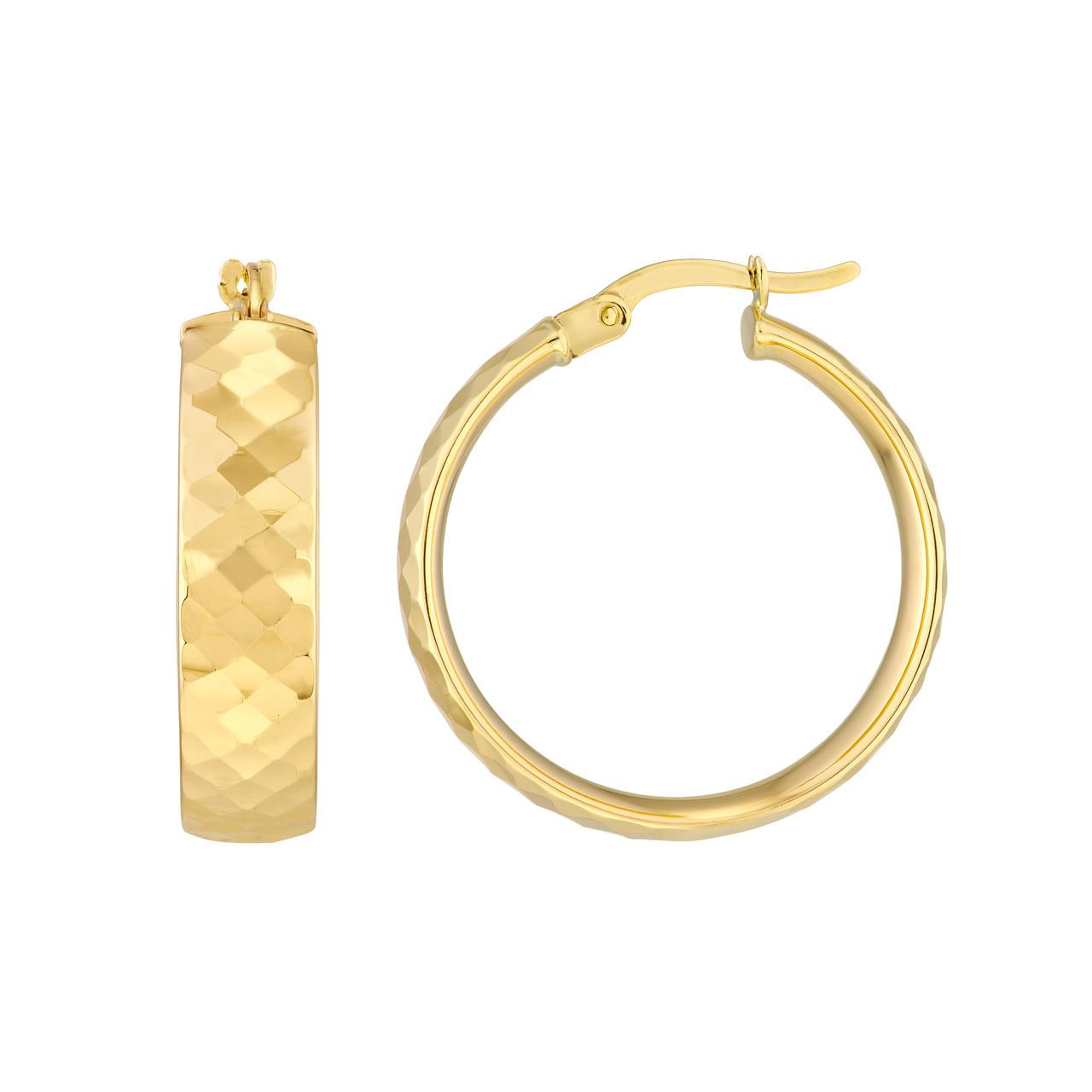 Precious Metal (No Stones) Earring