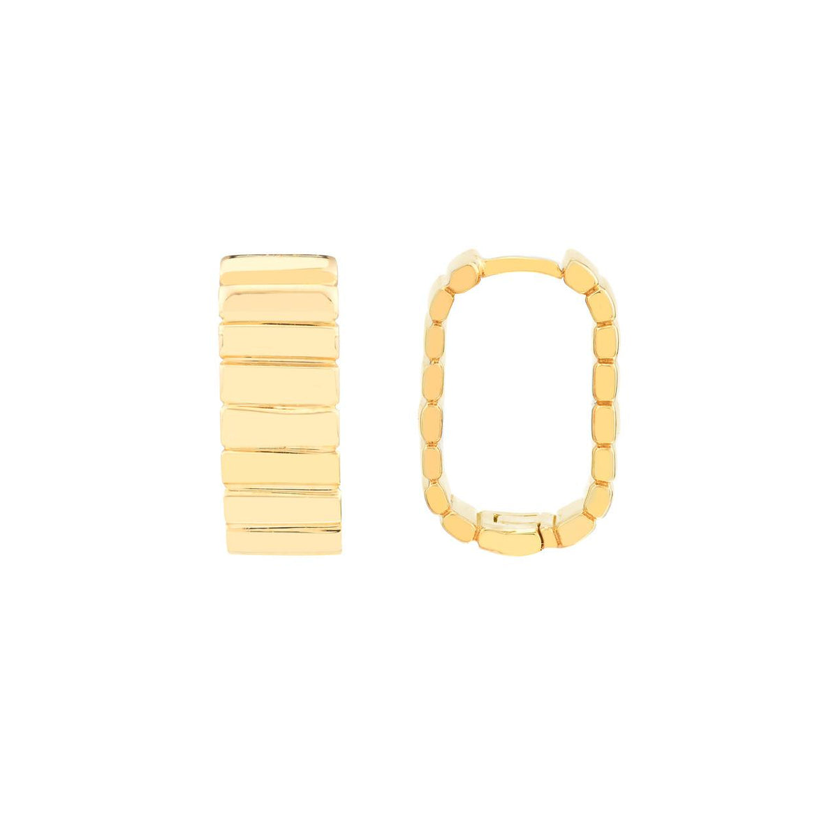 Precious Metal (No Stones) Earring