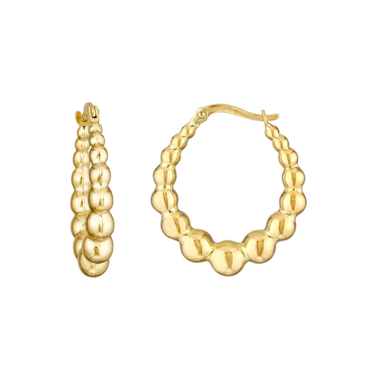 Precious Metal (No Stones) Earring