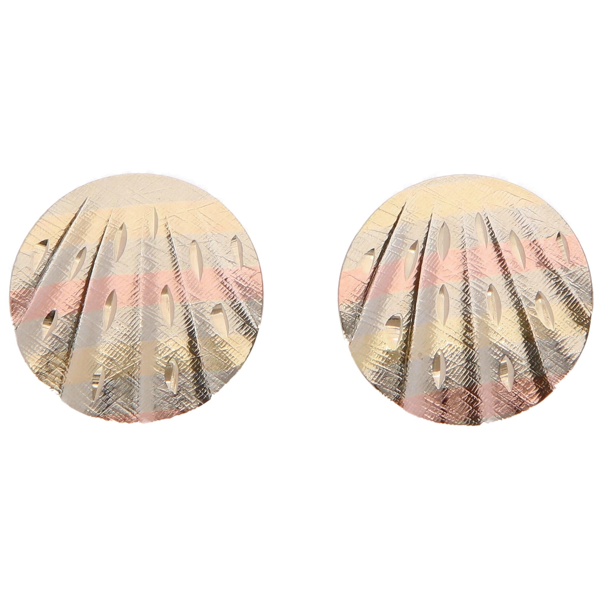 Precious Metal (No Stones) Earring