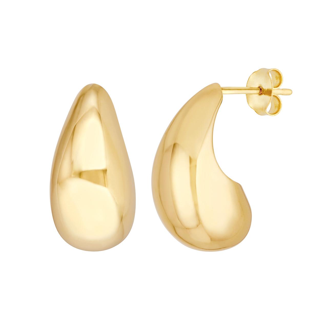 Precious Metal (No Stones) Earring
