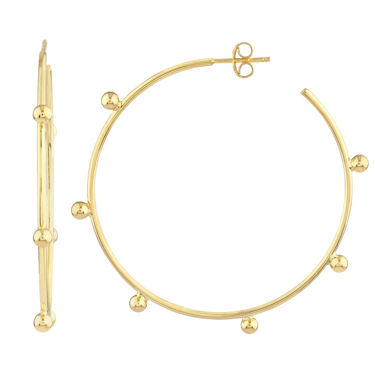 Precious Metal (No Stones) Earring